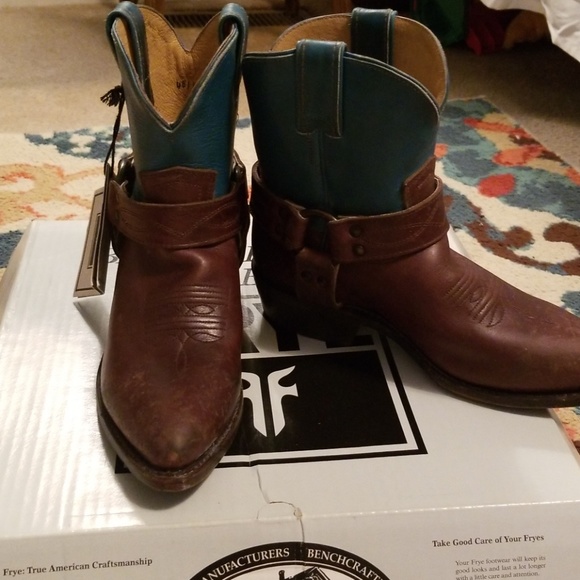 Frye Short Harness Boots - Picture 7 of 8